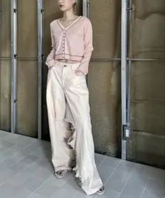 INSIDE RIPPED HOLE COLOR DENIMのサムネイル