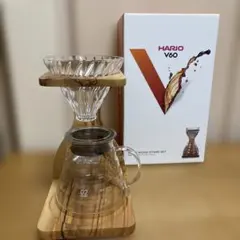 HARIO V60 オリーブウッドスタンドセット