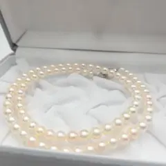 TarTar✨本真珠 パールネックレス 9.0-12.0mm ピンク 100cm - メルカリ
