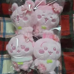 ちいかわ ぬいぱれっと さくらいろ マスコット②　4種コンプリートセット