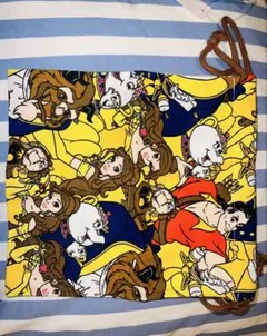 ディズニー 総柄 巾着 アリエル 美女と野獣