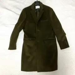 EDIFICE チェスターコート カーキ サイズM