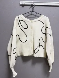 ローリーズファーム　エンブロイダリー2WAYカーディガン