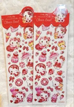 【コラボステッカー】サンリオ×飴ノ森ふみか　2枚セット