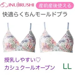 犬印　産前産後　快適らくちんモールドブラ　サックス　カシュクールオープン　LLのサムネイル