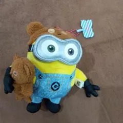 ユニバーサルジャパン　ミニオン【ボブ】ぬいぐるみキーホルダー