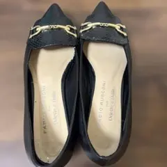 FABIO RUSCONI Odette e Odile 黒 フラットシューズ