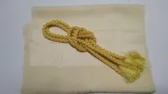 淡いオレンジの帯揚げ、帯締めのセット M28―115