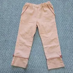 BeBe　ベベ　 ピンク ７部丈　パンツ 110　裾スリット
