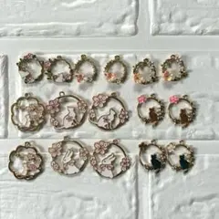 素材 レジン チャーム カスタム ハンドメイド 素材 アクセサリー