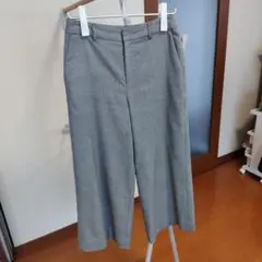 インディヴィ　チェック柄パンツ