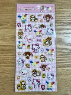 サンリオ　ラメ入り樹脂もりシール　新品