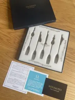 MIKIMOTO インターナショナル 音楽モチーフ パール付きスプーンセット