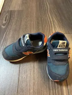 New Balance 996 ネイビー×オレンジ キッズスニーカー14cm