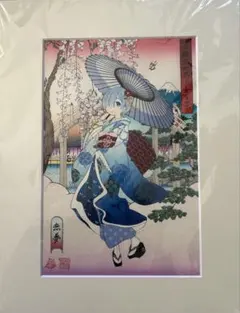 リゼロ レム 浮世絵 木版画 冨嶽異世界少女百景 恋夢 第二版 - メルカリ