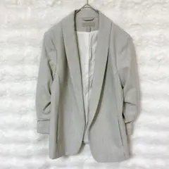 エイチアンドエム ジャケット 春 上品 きれいめ オフィスカジュアル ストレッチ