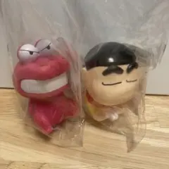 クレヨンしんちゃん ソフビ　指人形　ワニ山さんセット　チョコビ　野原しんのすけ