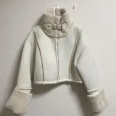 クロップドジャケット　ホワイト