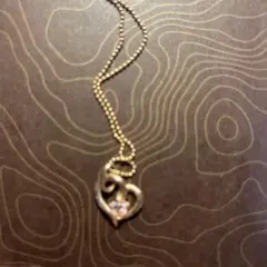 4°Cのシルバーピンクダイヤモンドのネックレス SV925刻印あり