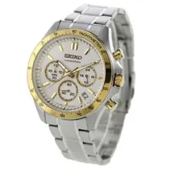 SEIKO SKS535P1 赤針 クロノグラフ シルバー文字盤 廃盤 逆輸入 - メルカリ