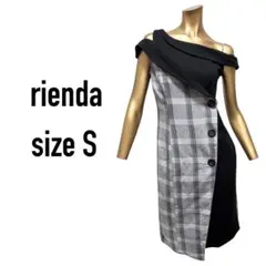 rienda アシンメトリー N／CラップミディOP