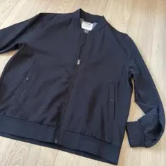 ikka MA-1タイプ ライトブルゾン Teflon(R)ストレッチ/撥水