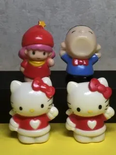 キティ、タァーボー、キキララ指人形　4体セット