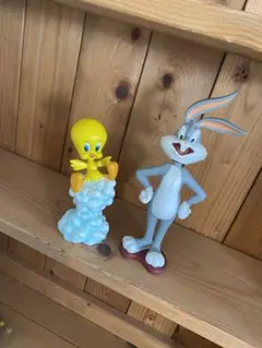 希少　バッグスバニー 、トゥイーティー ボビングヘッドフィギュアセット