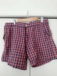A.P.C. チェック柄　ショートパンツのサムネイル