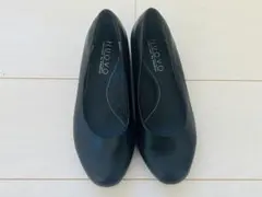 １回のみ使用　パンプス　黒　23センチ　EEEE