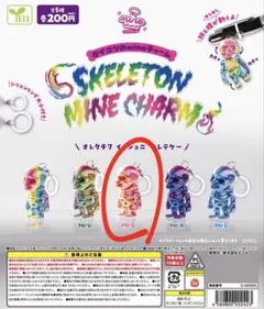 SKELETON MINE CHARM Mr.Q ガイコツ