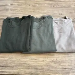ユニクロ　ヒートテック　長袖シャツ 3枚セット ワッフル生地