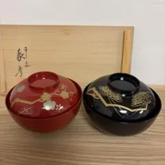 松竹梅 大内重 平安象彦 漆器 共箱 松竹梅 大内重 平安象彦 漆器 共箱 - メルカリ