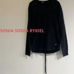 SONIA SONIA RYKIEL バックレースアップトップス ブラック 40のサムネイル