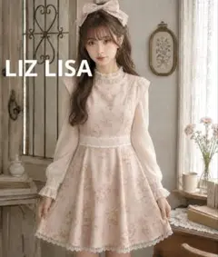 LIZLISA リズリサ 花柄 ミニワンピース 平成 Y2K ロリータ 姫ギャル LIZLISA リズリサ 花柄 ミニワンピース 平成 Y2K ロリータ 姫ギャル