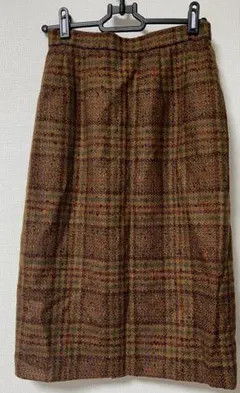 チェックスカート　ヴィンテージ　レトロ　古着屋