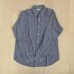 GU ギンガムチェック　ボタンダウンシャツ Lサイズ