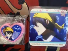 刀犬乱舞　刀剣乱舞 三日月宗近  ラバーキーホルダー　コースター