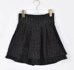 Evelyn ツイードダブルフレアスカート