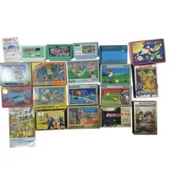 【箱説明書あり】ファミコンソフトまとめ売り　おまけケースとマリオ裏技本