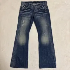 CIVARIZE ブーツカットデニム ダメージ加工 42 - メルカリ