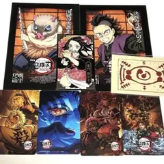 劇場版　鬼滅の刃　無限城編　使用済ムビチケ　猗窩座　童磨　ステッカー他