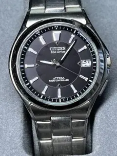 に*か様 CITIZEN ATTESA Eco-Drive 電波受信　H110