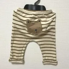GAP ベビー ストライプ柄 クマパンツ 6month〜12month