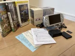 極美品 動作確認品 箱付PSP 3000 ミスティックシルバー すぐ遊べるセット