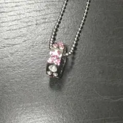 【新品未使用】ディズニー　ラインストーン　ネックレス　ミッキー