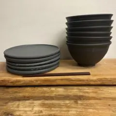 ぶうこ(*´꒳`*)様専用　新品　陶器　陶芸作家　プレート皿5枚　797