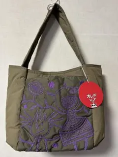 オレボレブラ　アルベロベロ　 バッグ 紫刺繍