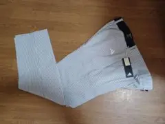 adidasストライプ ウエストドローストリングゴルフパンツ92