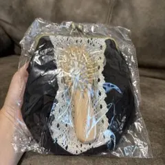 Samansa Mos2 レース付きポーチ & ミニブラシセット